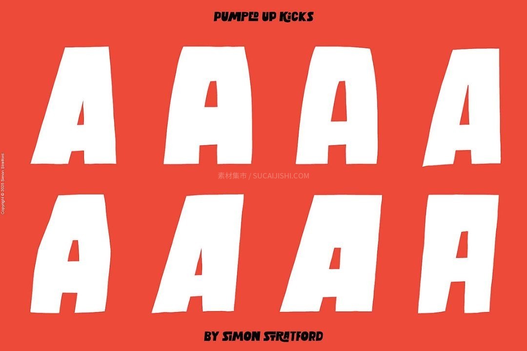 Pumped Up Kicks 趣味跳跃感现代英文字体